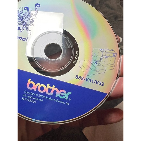 Brother Embroidery Hoop Set Size 11 Frame Foot Bobbins CD HX130EBBR OEM